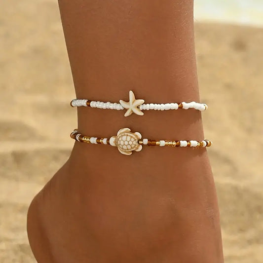 Set of Two Women'S Anklets