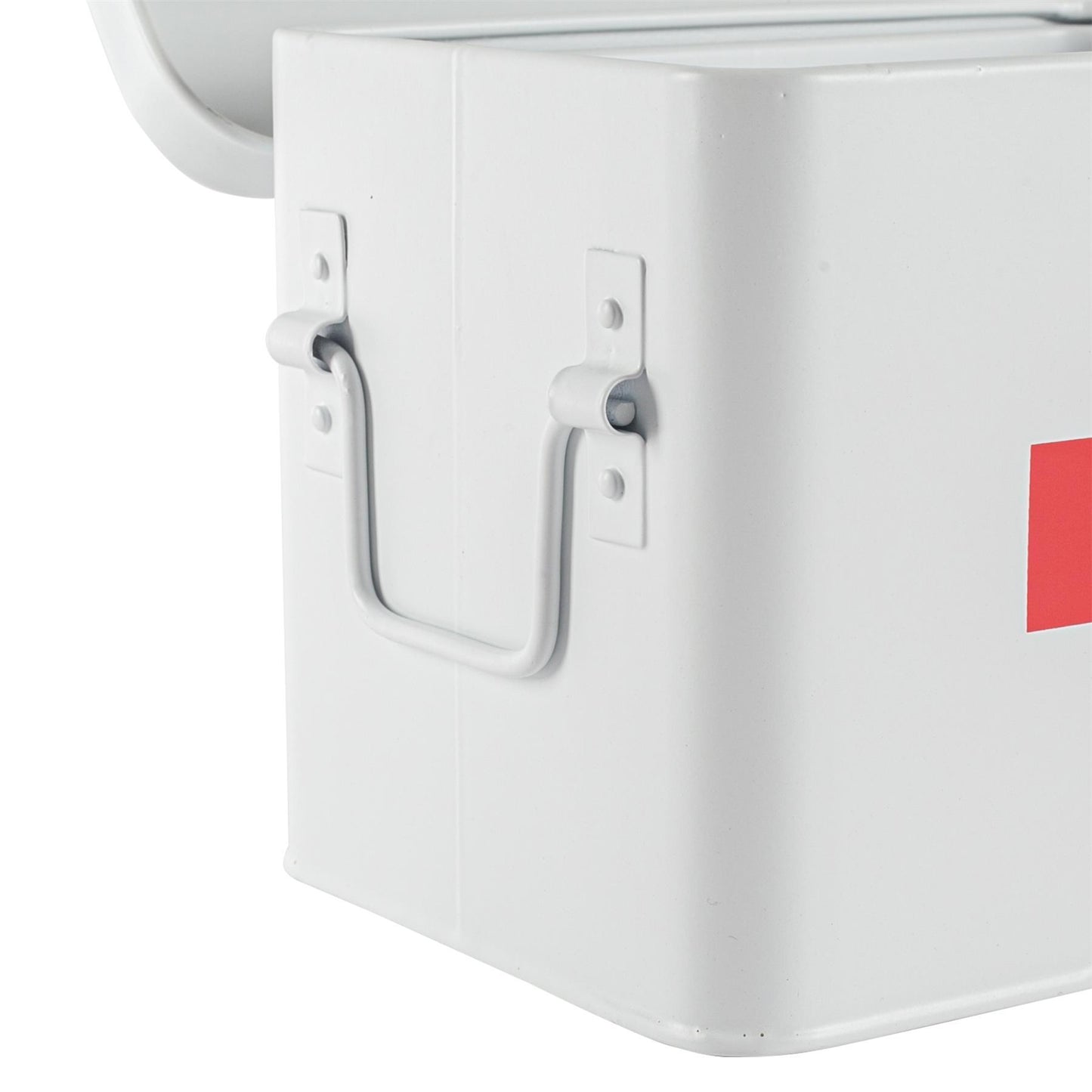 White Vintage First Aid Tin