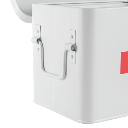 White Vintage First Aid Tin