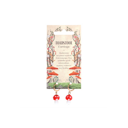 Toadstool Dangle Earrings