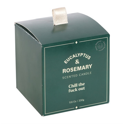 Sweary Chill Out Eucalyptus & Rosemary Candle