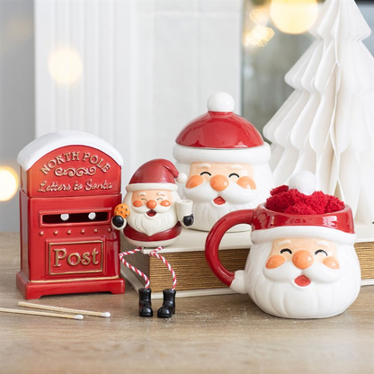 Jolly Santa Christmas Mug and Socks Set