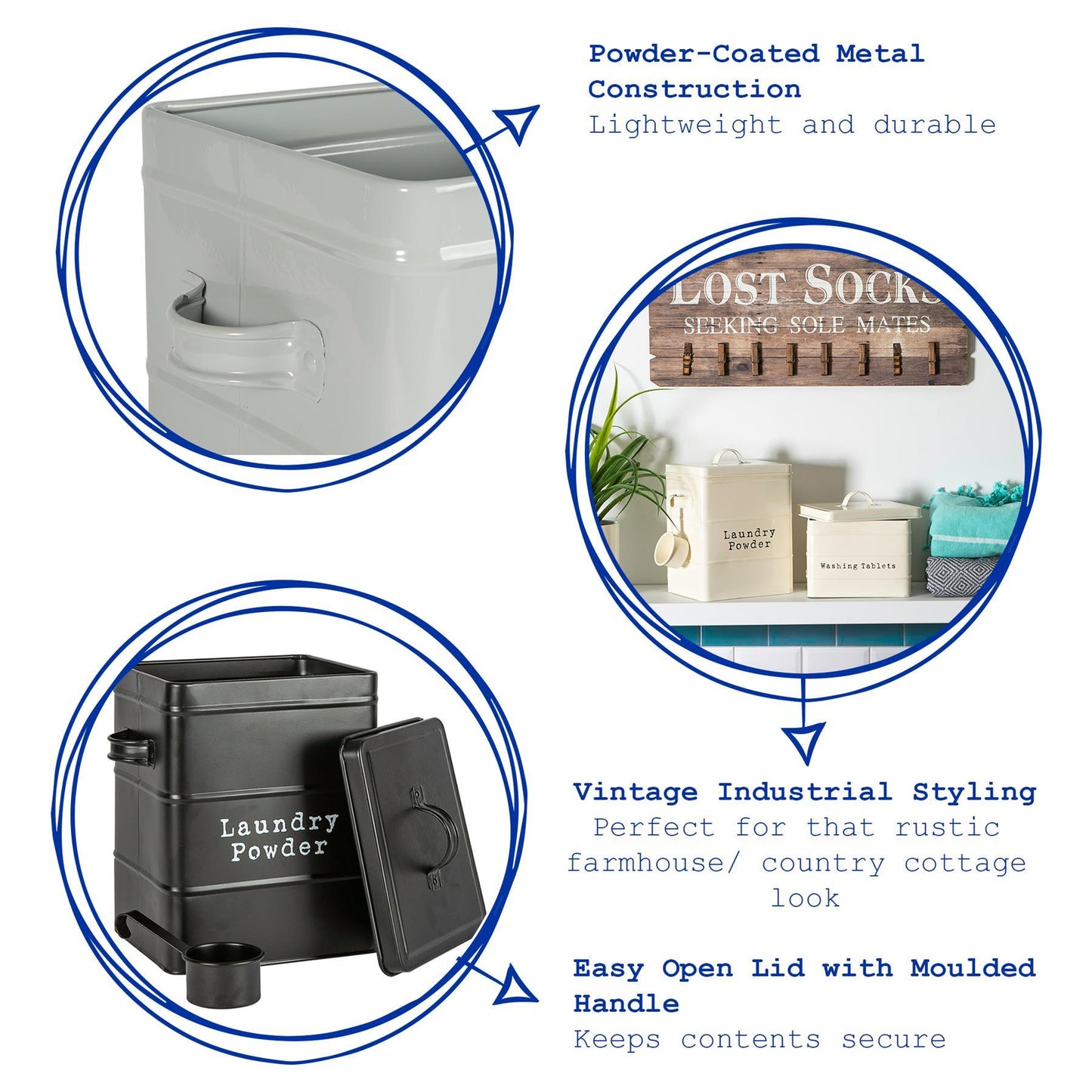 Vintage Washing Tablets Tin