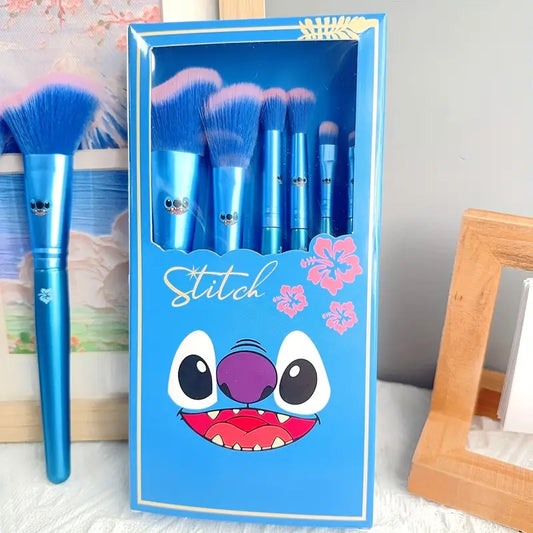 Set of 6 Stitch MakeUp Brushes
