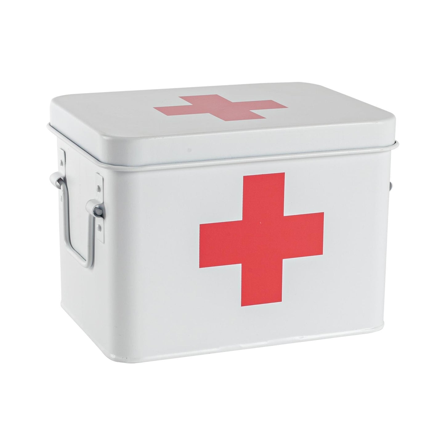 White Vintage First Aid Tin
