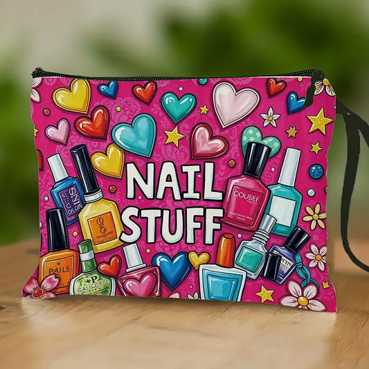 Nail Stuff Organizer Bag with Wrist Strap