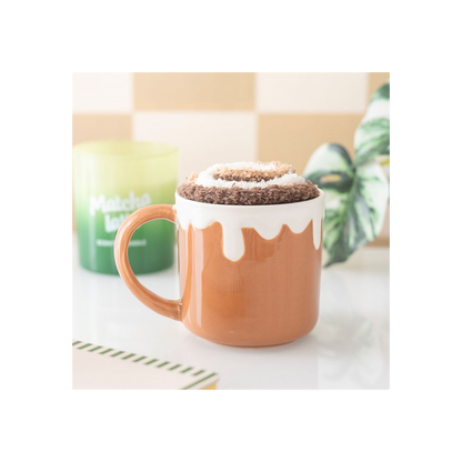Cinnamon Roll Mug and Socks Set