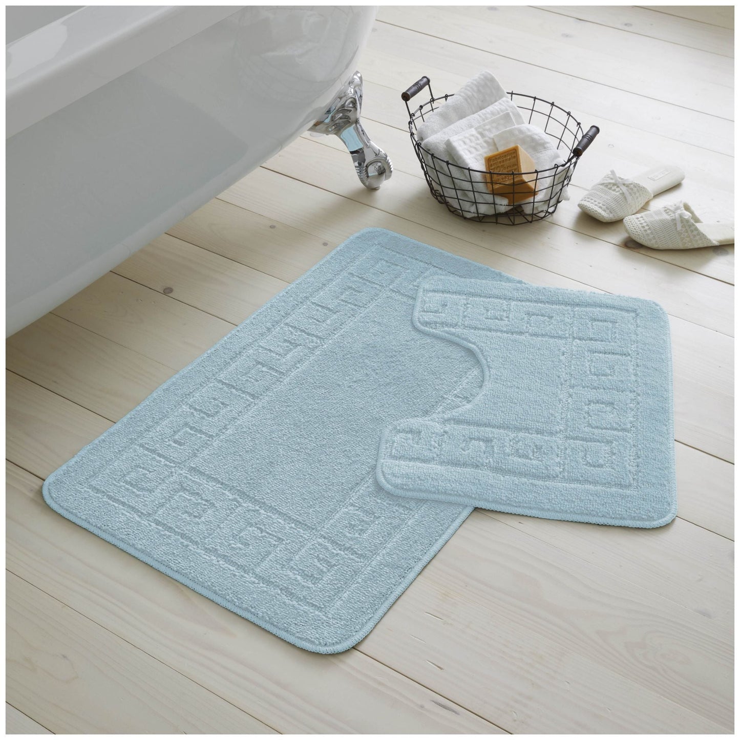 Greek Bath Mat Set