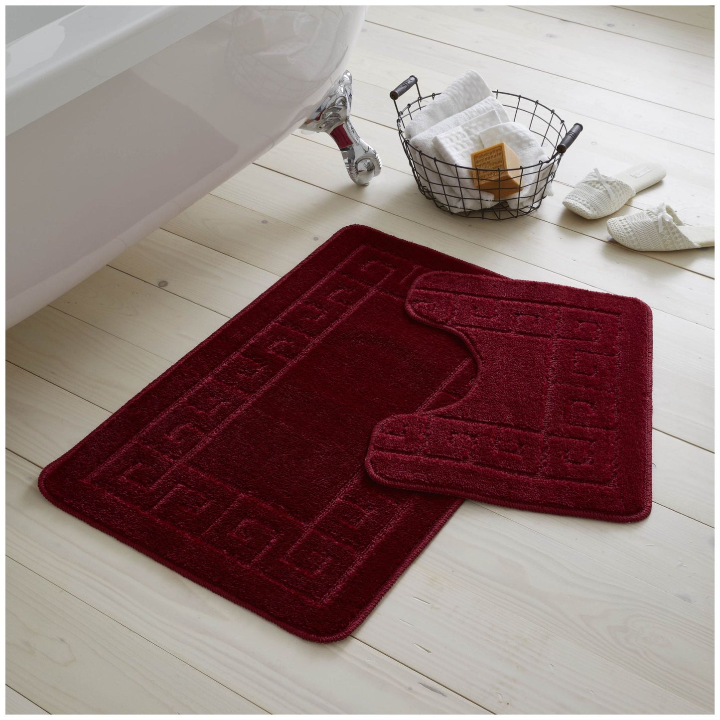 Greek Bath Mat Set