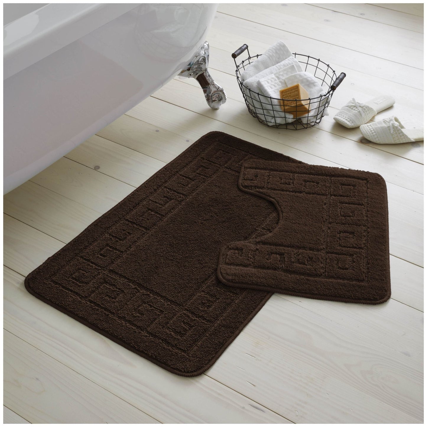 Greek Bath Mat Set