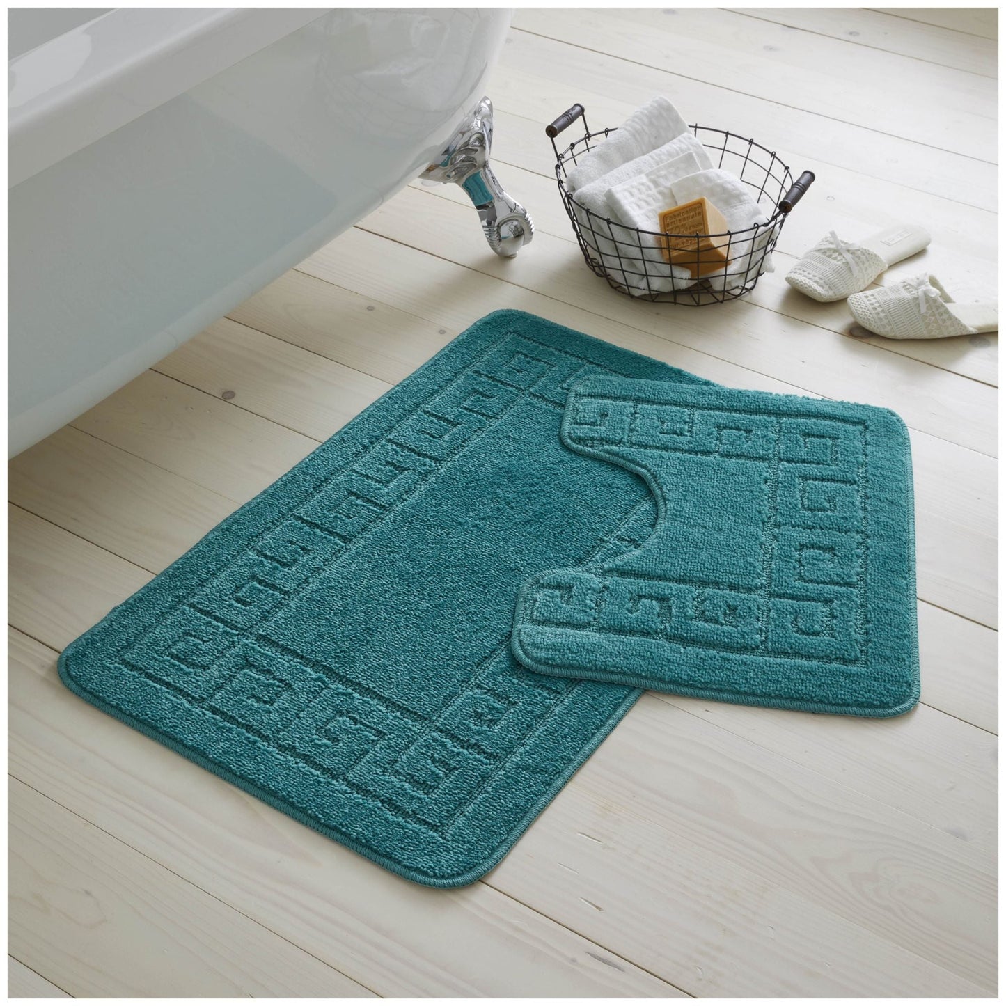 Greek Bath Mat Set