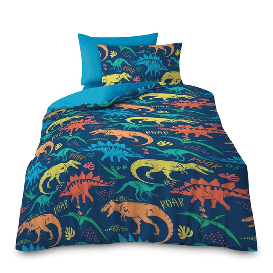 Dino Roar Single Duvet Set