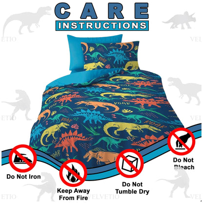 Dino Roar Single Duvet Set