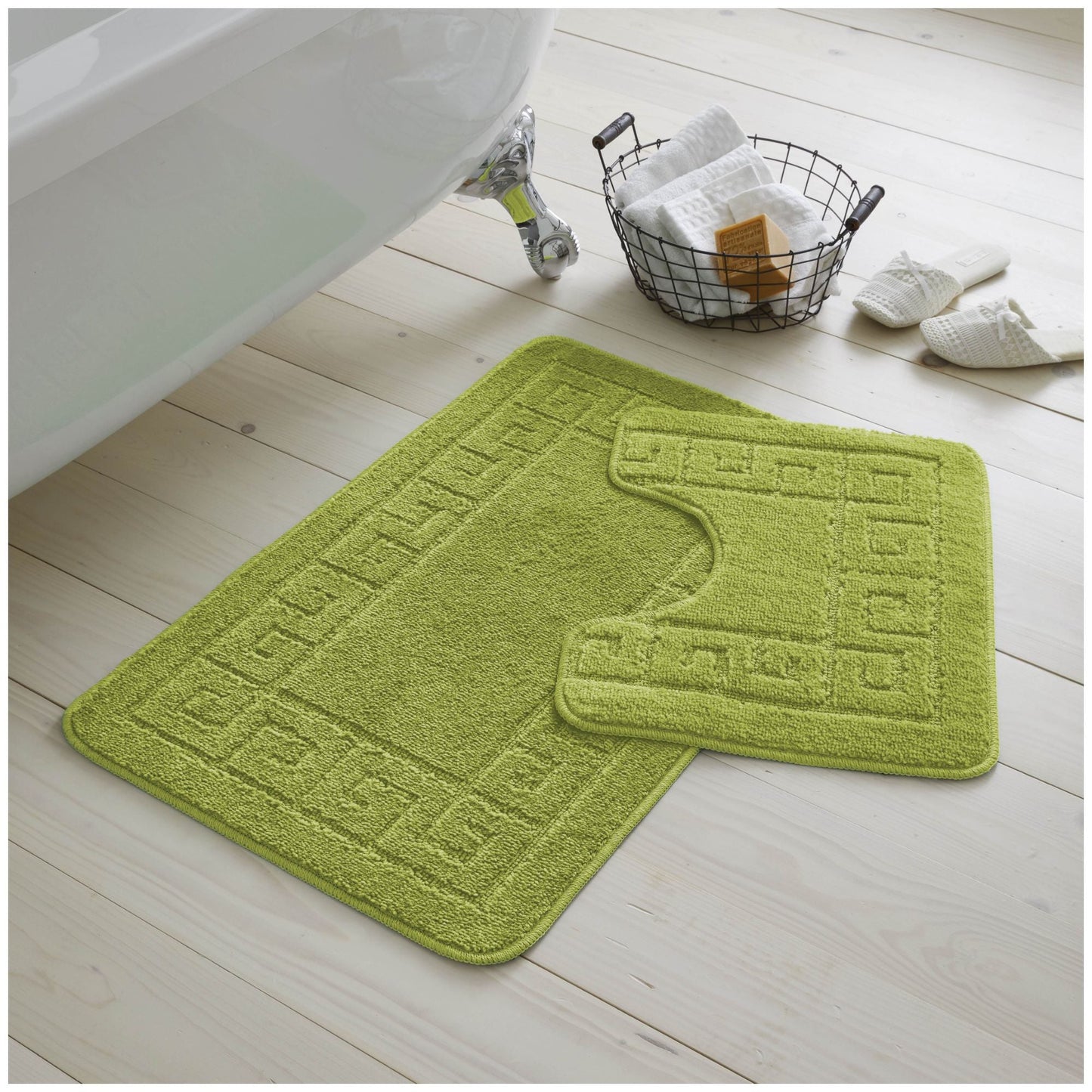 Greek Bath Mat Set