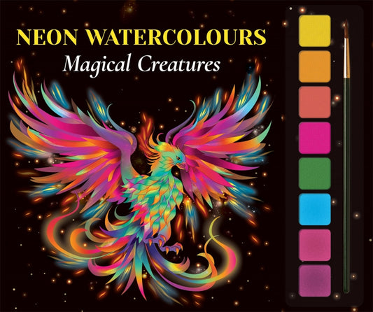 Mind spa neon watercolours magical creatures