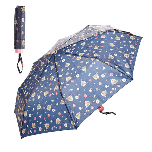 Highland cow super mini umbrella