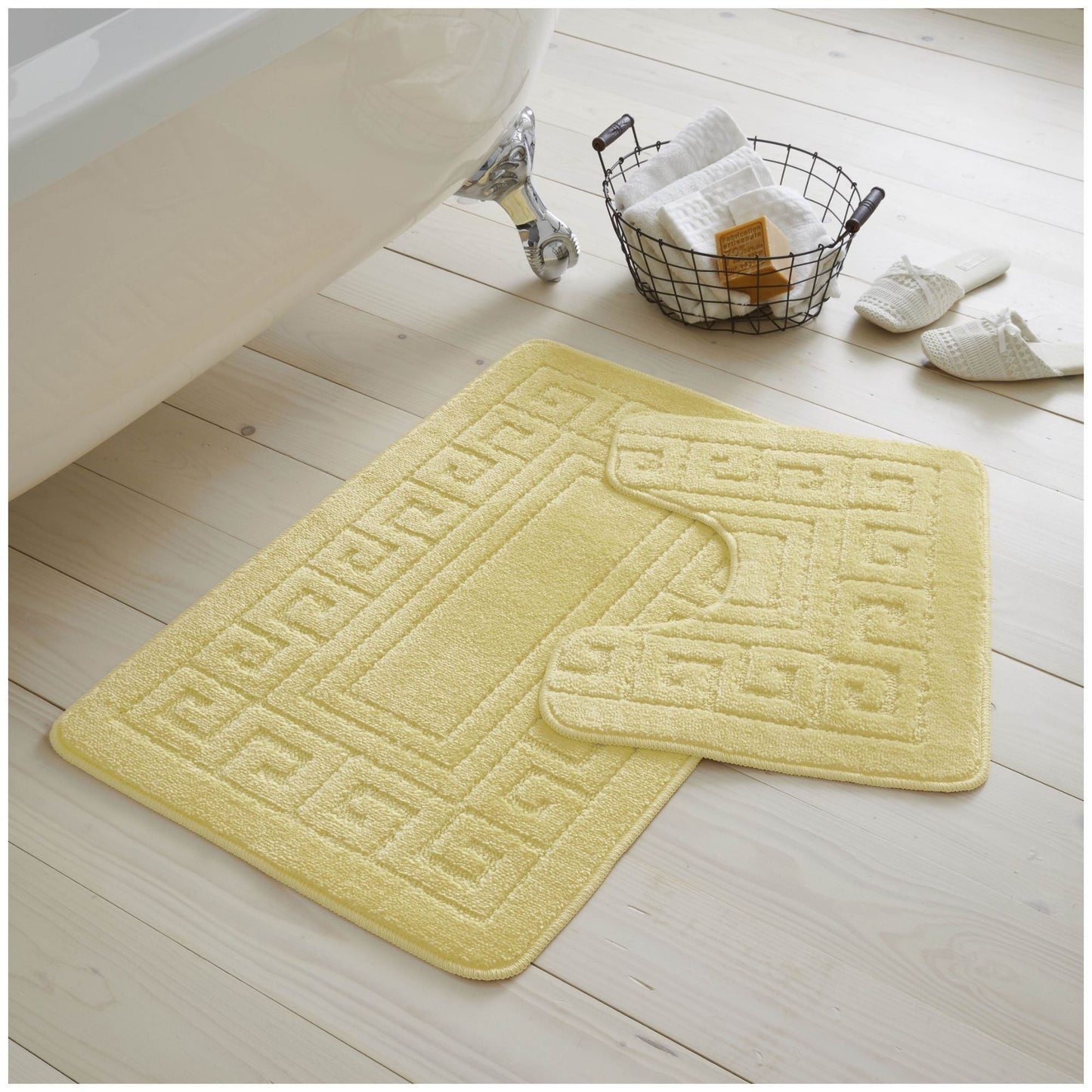 Greek Bath Mat Set