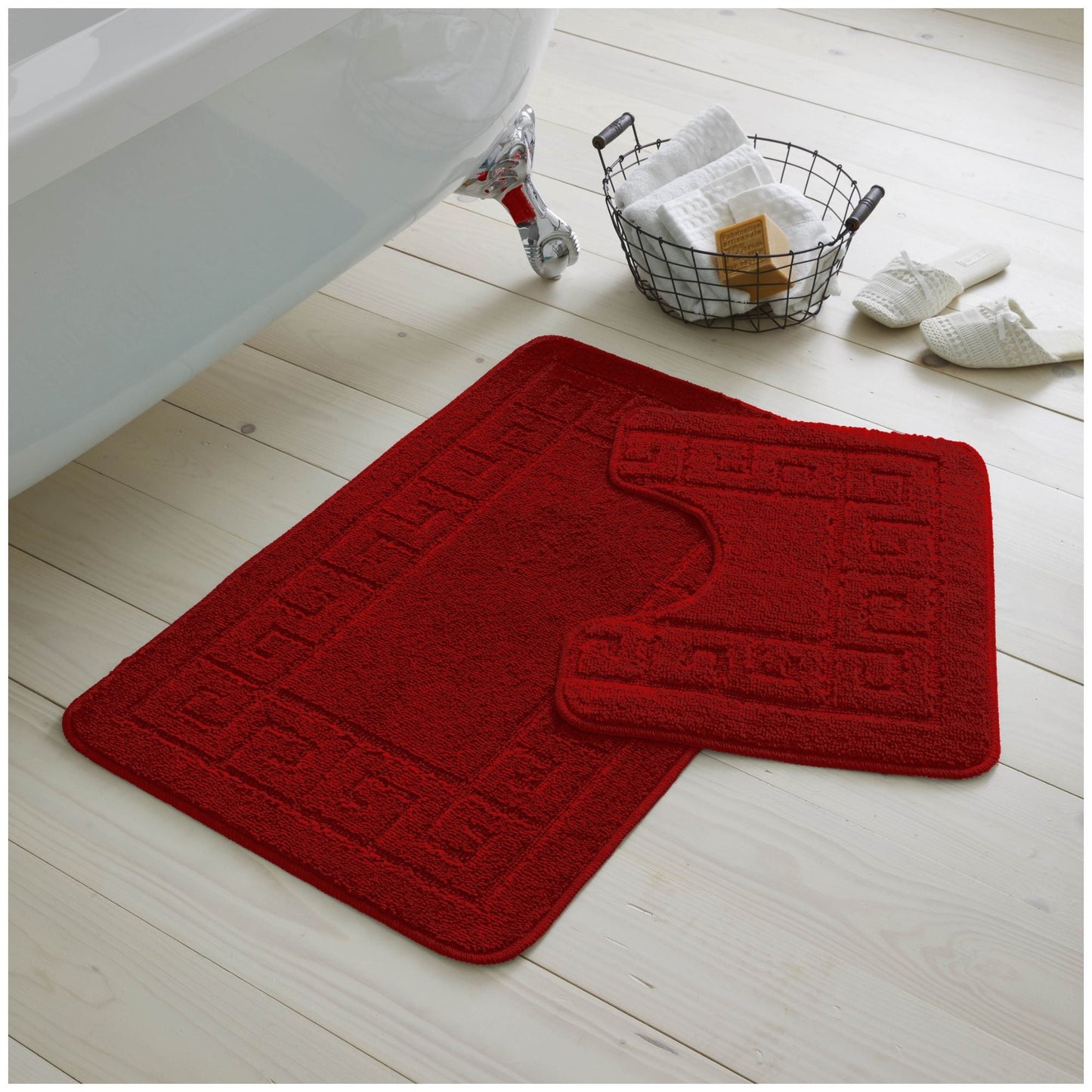 Greek Bath Mat Set