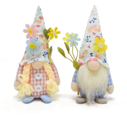 2pcs Flower Gonk Plush Dolls