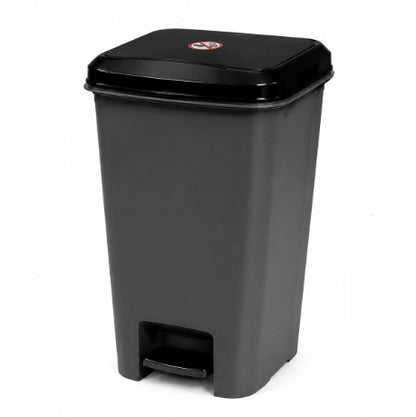 Slim Pedal Bin Waste Rubbish Bin with Lid for Kitchen Office