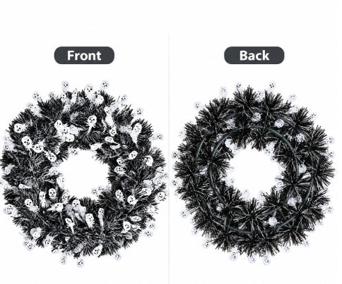 Halloween Wreath for Front Door