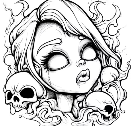 Graffiti Colouring Book
