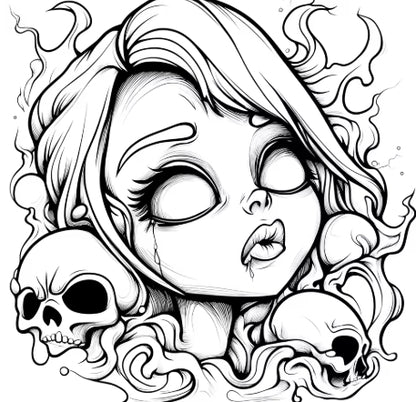 Graffiti Colouring Book