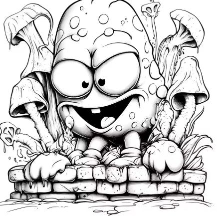 Graffiti Colouring Book