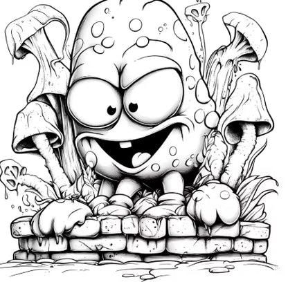 Graffiti Colouring Book