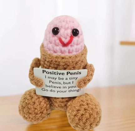 Handmade Knitted Positive Peni