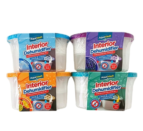 4Pack 400mL Unscented Dehumidifier Moisture Absorbers