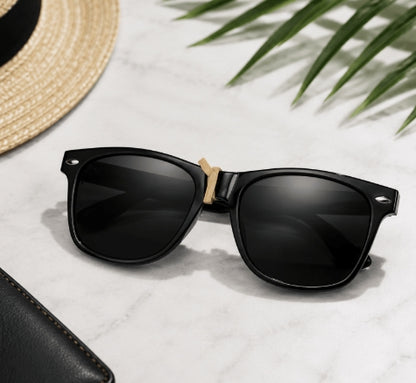 Mens Black Frame Sunglasses