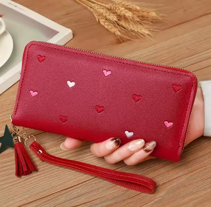 Womens Long Clutch Purse Wallet