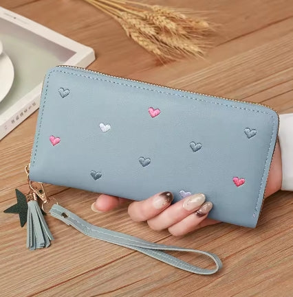 Womens Long Clutch Purse Wallet