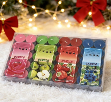 20PCS Scented Wax Tea Light Candles