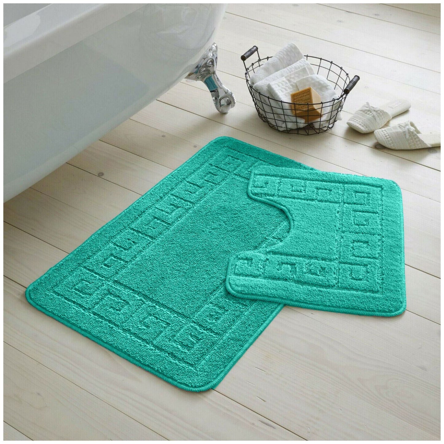 Greek Bath Mat Set