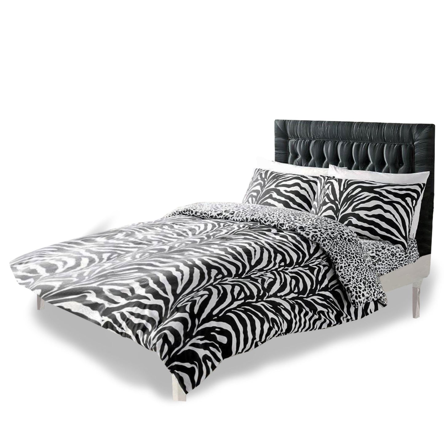 Zebra Print Duvet Set