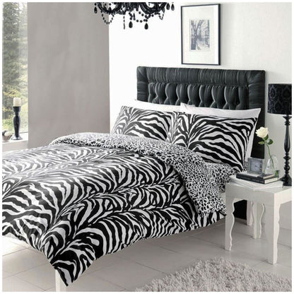 Zebra Print Duvet Set
