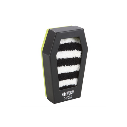 Striped Socks in Coffin Gift Box