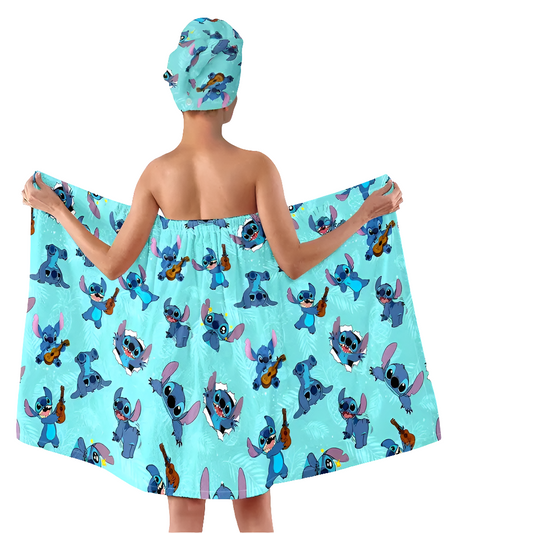 Stitch Towel Body and Hair Wrap