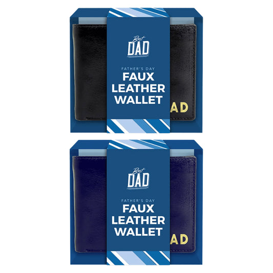 Fathers Day Faux Leather Wallet