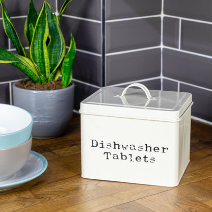 Vintage Dishwasher Tablet Tin
