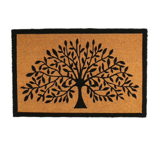 90cm x 60cm Tree of Life Coir Door Mat