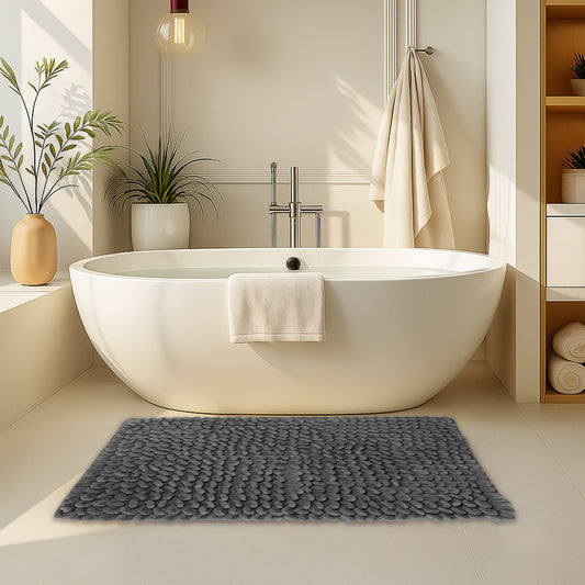 Jumbo Loop Bath Mat Non Slip Water Absorbent Mat