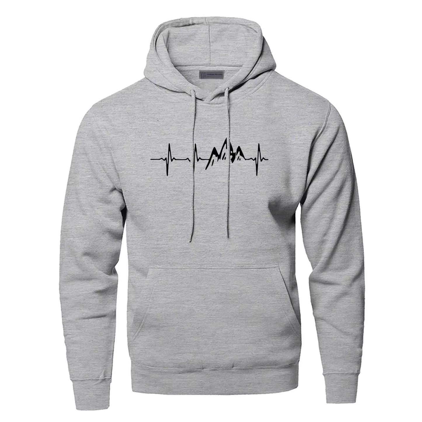 Mens Heartbeat Hoodie