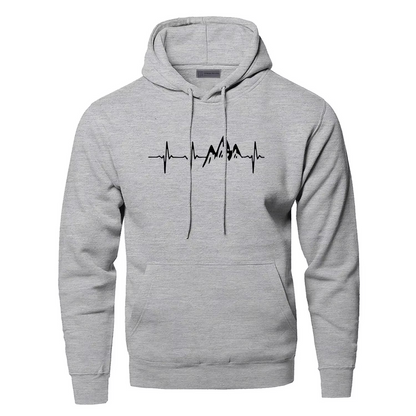 Mens Heartbeat Hoodie