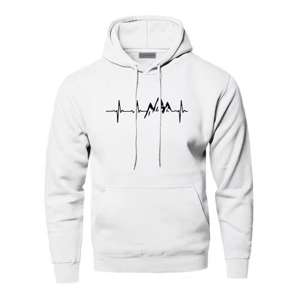 Mens Heartbeat Hoodie