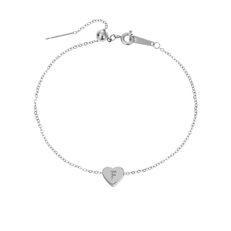 Heart Shape Gold Plated Anklet