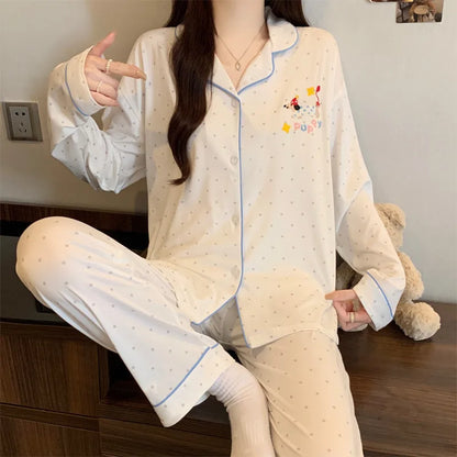 Purple Heart Sweet Style Sleepwear