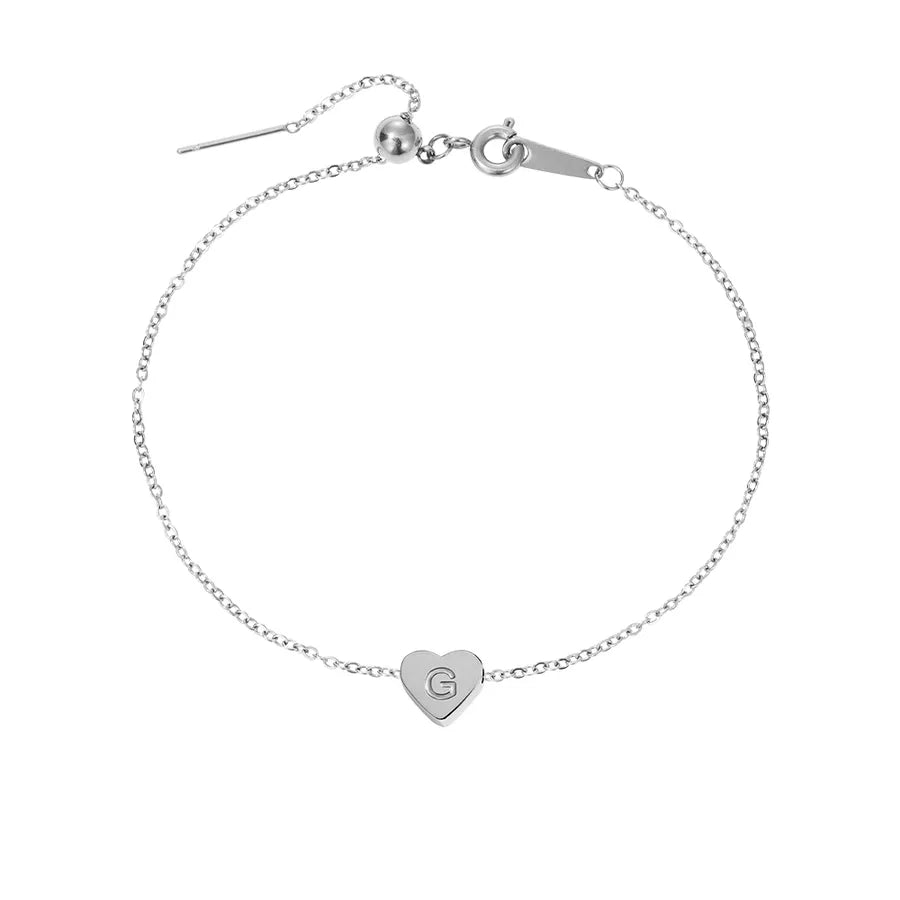 Heart Shape Gold Plated Anklet